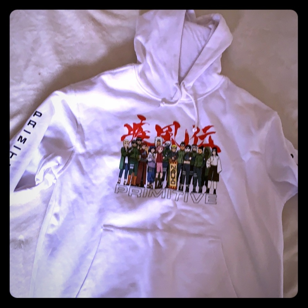 Naruto x Primitive hoodie (hidden leaf village)